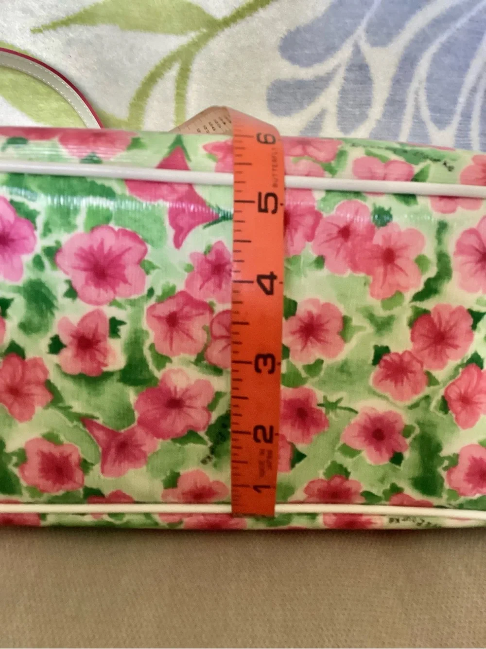 Dooney & Bourke White & Pink Floral Satchel - Picture 14 of 16